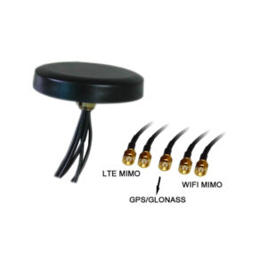 5 in 1 GPS/GLONASS + LTE MIMO + WIFI MIMO combo antenna